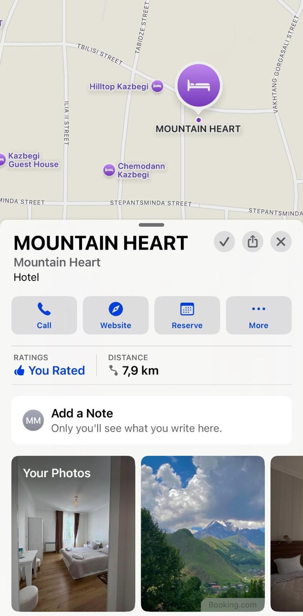 カズベギ Mountain Heart Bed & Breakfast エクステリア 写真